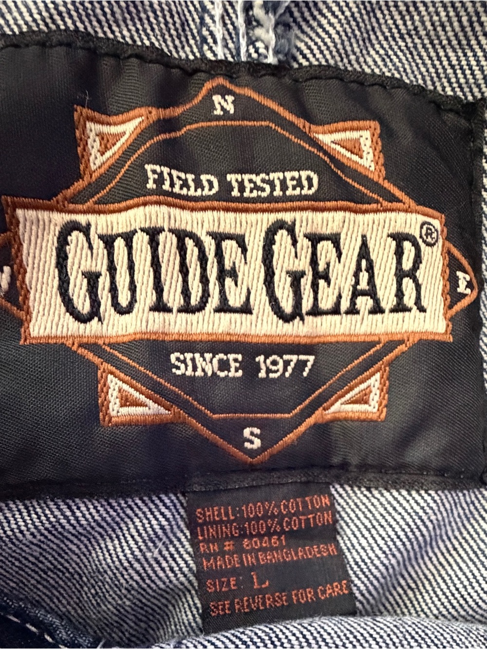 Flannel Lined Dark Denim Bib Overalls - Picture 7 of 7
